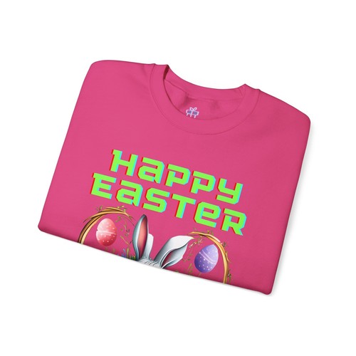 Happy Easter Bunny Basket Adult Unisex Crewneck Sweatshirt Matching Family - Picture 55 of 56