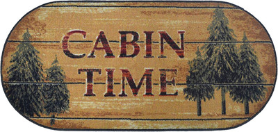 Mayberry Rug Pine Cabin Rug, 20 in X 44