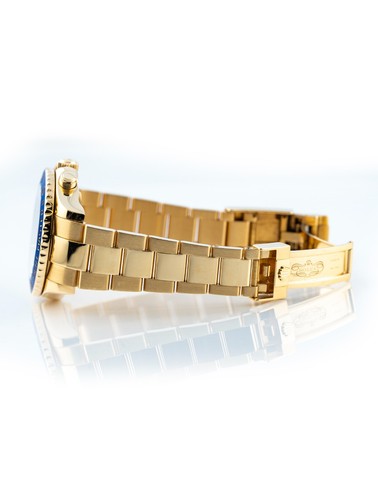 Rolex Yachtmaster II 44mm 18k Gelbgold Blau Keramiklünette Ref 116688 M Serie - Bild 6 von 13