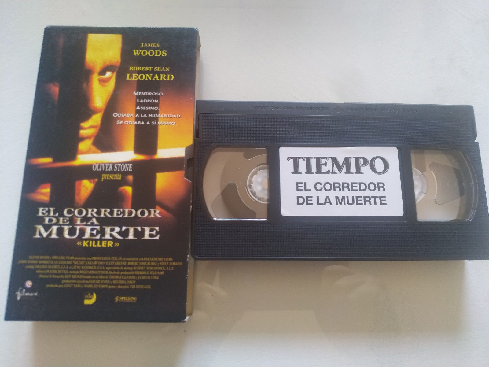 El Corredor de la Muerte Killer James Wood Metcalife - VHS Cinta Tape Español