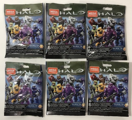 2021 MEGA Construx HALO Universe Series 1 Sealed Bag LOT - SET OF SIX ...