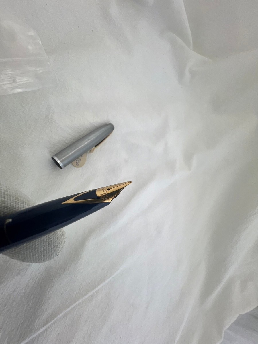 SHEAFFER 万年筆 14K AUST. SILVER<No.303> Sheaffer Imperial Sterling Silver Writing Fountain Pen with