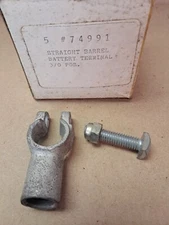 74991 Straight Barrel Battery Terminal Clamp 3/0 Positive New