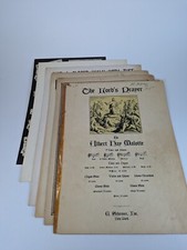 Lot Of 6 Gospel Sheet Music Antique 1898 - 1948 Piano / Organ / Choir