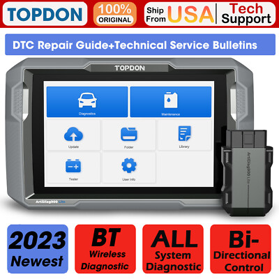 TOPDON AD900 Lite Bidirectional Scanner OBD2 Car Diagnostic Tool Full System