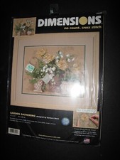Dimensions Craft CROSS STITCH KIT -- No Count - GARDEN GATHERING