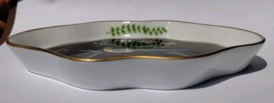 Lynn Chase JAGUAR JUNGLE Trinket Dish Bird Black Gold  display picture 1