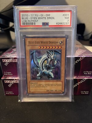 PSA9 遊戯王 絶版 旧アジア版 ウルレア 1st LOB ブルーアイズ 参考価格