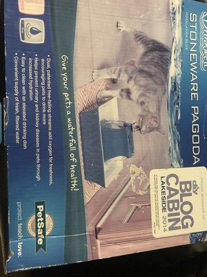 drinkwell stoneware pagoda