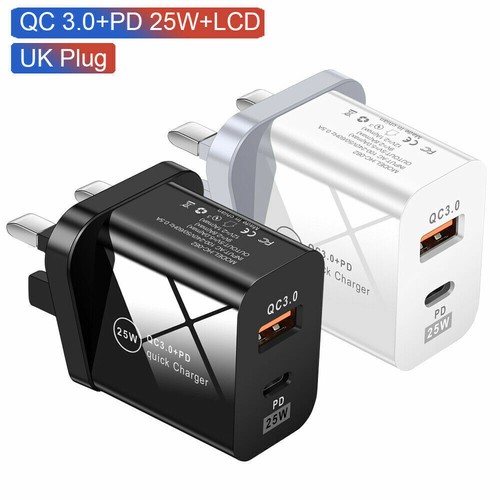 25W USB-C Tipo C Cargador de Pared Rápido para Xiaomi Redmi Note 13 12 11 10 Pro - Imagen 3 de 20