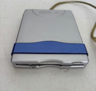 Imation Teac External USB 3.5'' Floppy Disk Drive FD-05PUB PC Mac Reader Clear