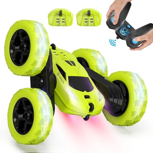 For Kids Ages 6+, Rc Cars Stunt Car Toy 4wd Double Sided 3..