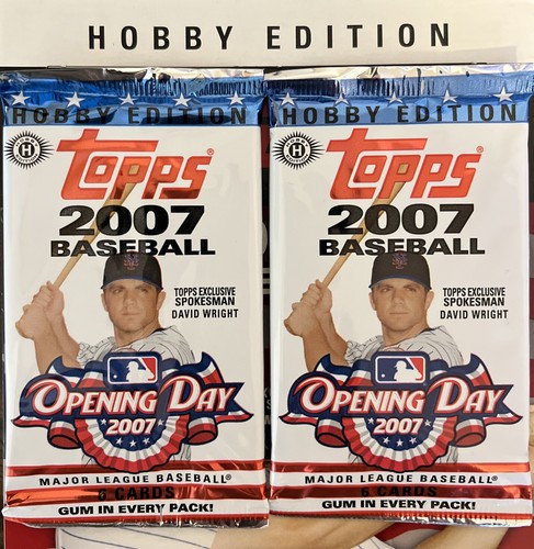 2007 Topps Opening Day Baseball 2 Pack Hobby Lot