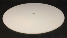 New Round Acrylic Fabric Lamp Shade Diffuser, 23.5" Dia. For Openings Of 24" 