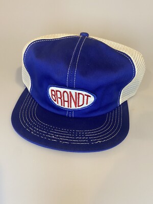 Vintage 70 s 80 s Brandt Trucking Trucker Hat Snapback Cap K Products 