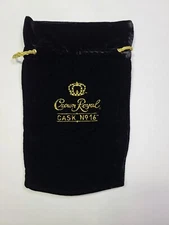 Crown Royal Cask No. 16 Black Velvet Bag Limited Edition Rare