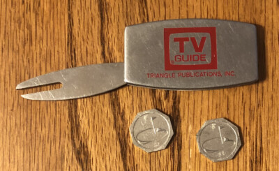Vintage Zippo Greenskeeper TV GUIDE Golf Ball Marker Divot Tool | eBay