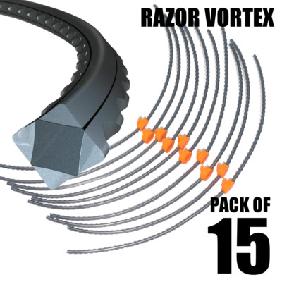 15 Schwerlast Rasentrimmer Spulenschnüre für Black & Decker GL7033 GL8033 GL9035 A6489