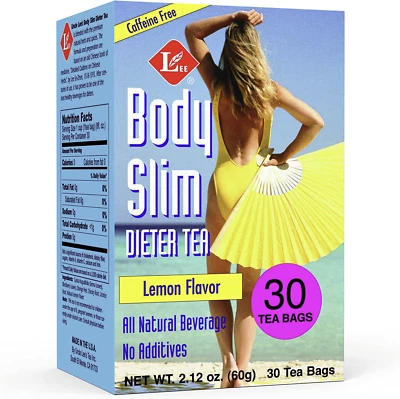 Uncle Lee's Body Slim Lemon Dieter Tea Dieters' Drink 30 Tea Bags