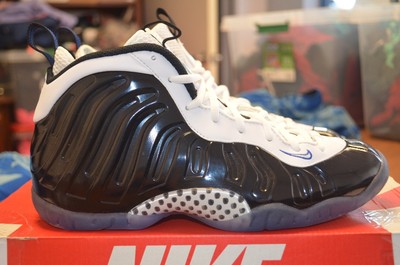 nike little posite one black game royal white