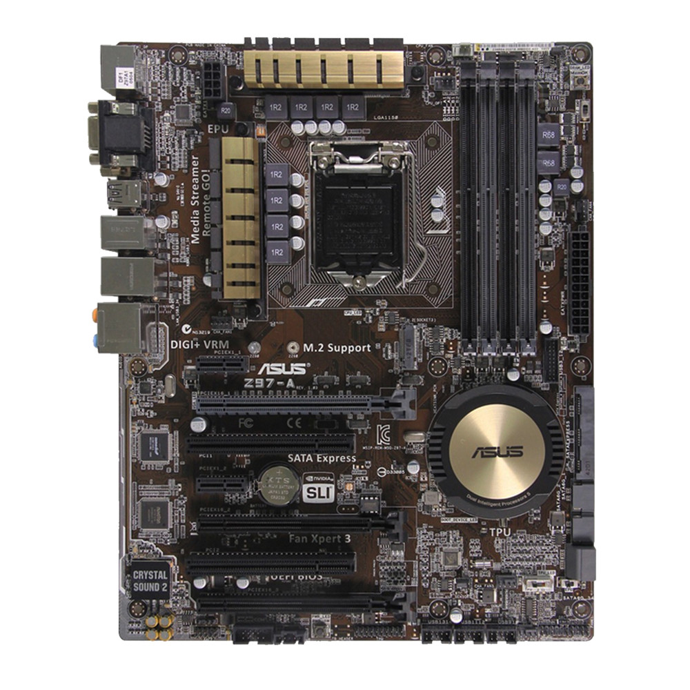 For ASUS DVI Z97-A LGA 1150 DP ATX Intel Z97 USB 3.0 DDR3 Desktop