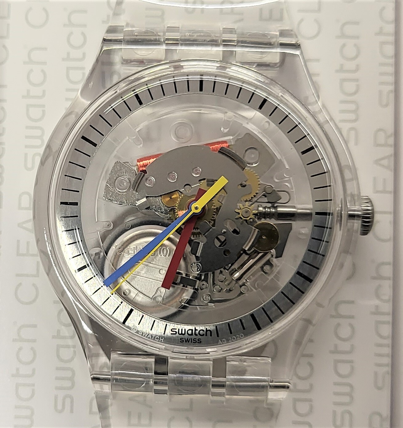 Swatch New Gent 2020 - SO29K100 - Clearly New Gent - Nuovo -