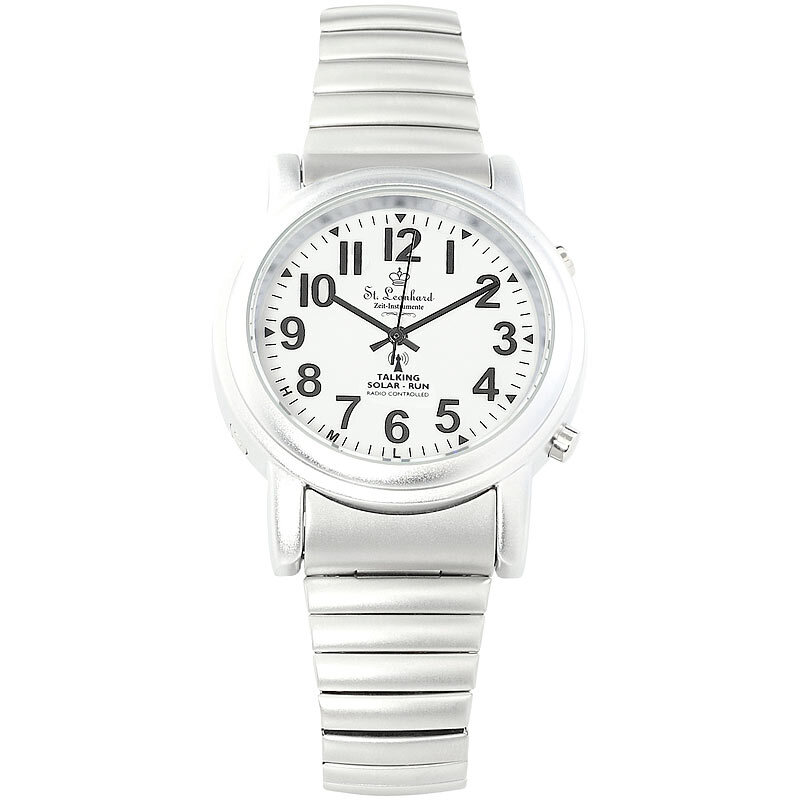St Leonhard Armbanduhr FÃ¼r Senioren Herren Leonhard Sprechende