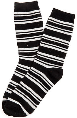 K. Bell Damen Preppy Gestreifte Crew Socke Einheitsgröße - 66929