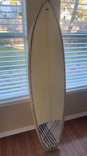 6ft Tan Surfboard with Surfboard Bag And Fins