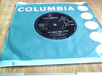 JOHN BARRY SEVEN JAMES BOND THEME COLUMBIA 1st UK 45 7'' DR. NO Sean Connery 007