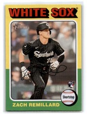2024 Topps Heritage Zach Remillard RC #402 White Sox