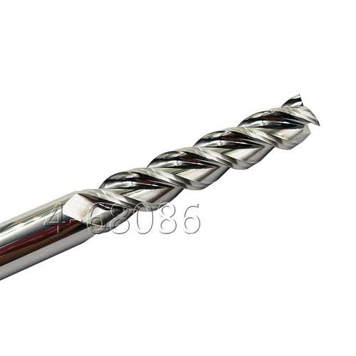 Herramientas fresadoras de brocas de 12 mm 3T de extremo de carburo de aluminio AL-HRC55° φ12 × 150 × 3T - Imagen 4 de 7