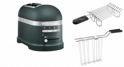 KitchenAid Artisan 2-Scheiben Toaster 5KMT2204EPP Pebbled Palm Paket 1 (Neu)