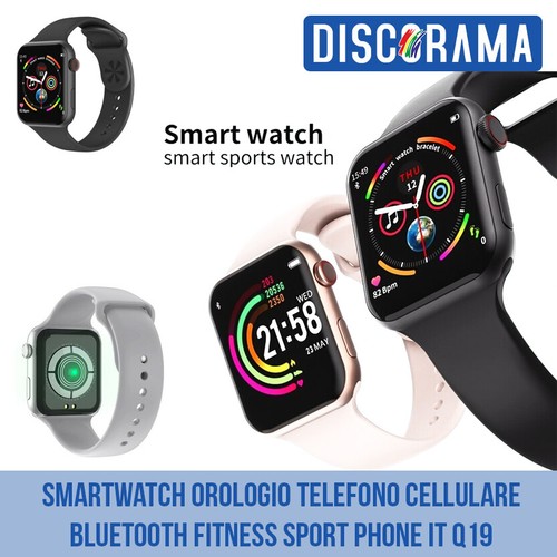 SMARTWATCH OROLOGIO TELEFONO CELLULARE BLUETOOTH FITNESS SPORT PHONE IT Q19  | eBay
