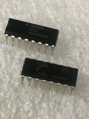 F9316PC 4-Bit Binär Up Counter 16 PIN DIP DIP16