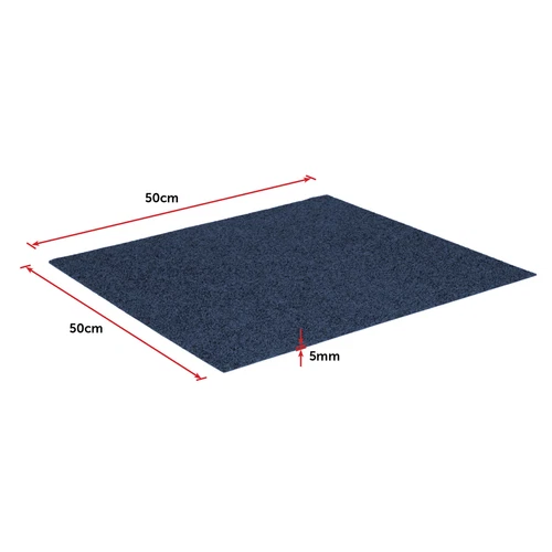 5m2 Boxof Premium Carpet Tiles Commercial Domestic Office HeavyUse Flooring Blue - Picture 9 of 11