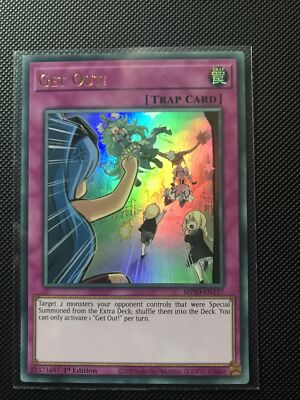 yugioh card get out Yugioh Get Out! RIRA-EN076 Secret Rare Unlimited Edition Near Mint