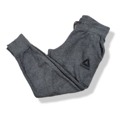 Mens Reebok Crossfit Grey Joggers Trackies Sweatpants Size UK Small
