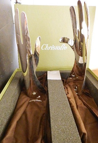 Escultura Christofle LE MANI, THE HANDS, diseño Gio Ponti, nueva/caja ¡RARA!! - Imagen 1 de 4