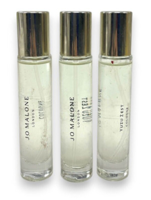 Jo Malone London Yuzu Zest Cologne (10ml/0.34fl.oz) Lot Of 3 As