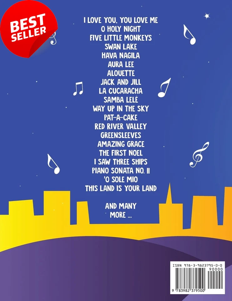 Little Pianist Piano Songbook for Kids 55 Beginner Songs with Free Audio - image 2 of 4