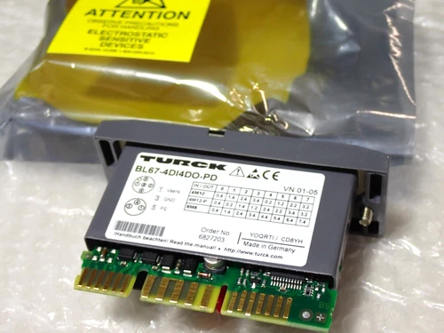 TURCK BL67-4DI4DO-PD I/O MODULE NEW