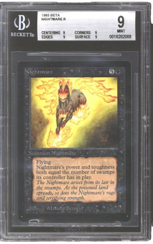 PSA8 ミュウツー　Christopher Rush Magic the Gathering BETA BGS 8.5 Q++ NM/M Black Lotus w