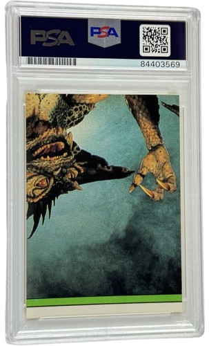 Tarjeta comercial firmada por Joe Dante Topps 1990 Gremlins Director encapsulado PSA ADN - Imagen 2 de 2