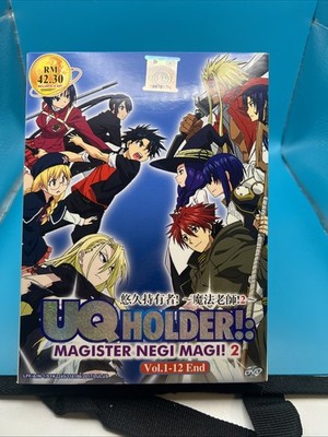 Anime DVD UQ Holder! Mahou Sensei Negima! 2 TV Series Vol.1-12End EN Sub: VG+