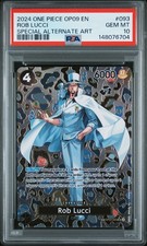 PSA 10 GEM MINT Rob Lucci (SP) OP05-093 Foil