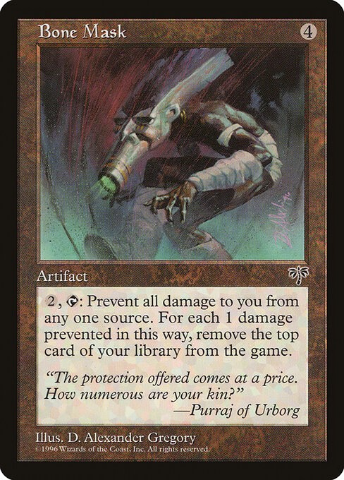 Bone Mask NonFoil Mirage 295 NM MTG
