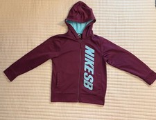 Nike SB Purple Full Zip Hoodie Jacket, Youth Size L 12-13 Yrs Kids