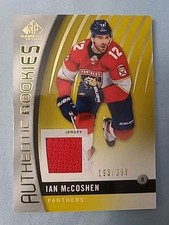 Ian McCoshen PANTHERS 2017-18 SPGU Authentic Rookies Jersey RC /399