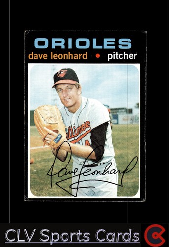 Dave Leonhard #716 1971 Topps card